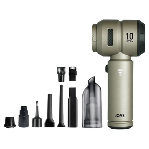 조아스 스톰 2 in 1 무선 에어건 청소기, 샌드베이지, JVC-6000