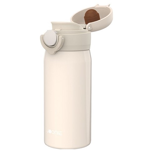 주니 원터치 싱글 텀블러, 베이지, 1개, 350ml