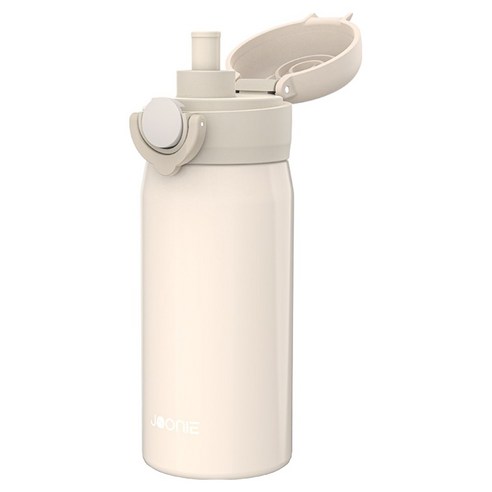 주니 원터치 듀얼 텀블러, 베이지, 1개, 350ml