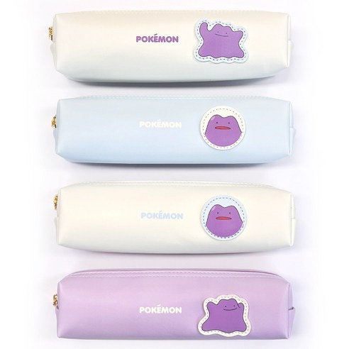 포켓몬스터 메타몽 소프트 봉제필통 4종 세트