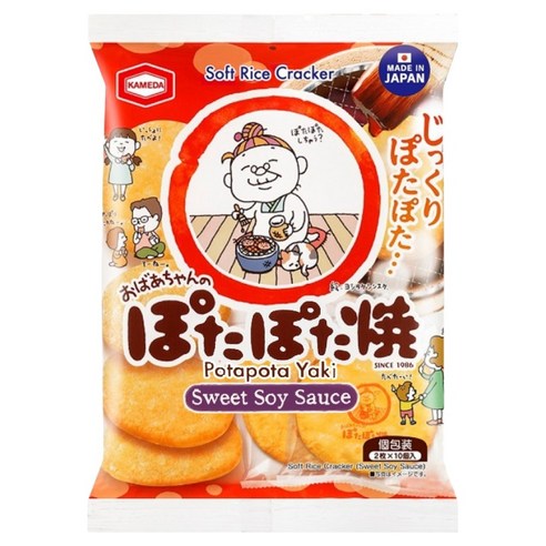 카메다 포타포타야키 간장맛 쌀과자, 155g, 1개