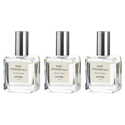 에네스티 러버스 1998 오 드 뚜왈렛 베이비 파우더 No 2, 30ml, 3개