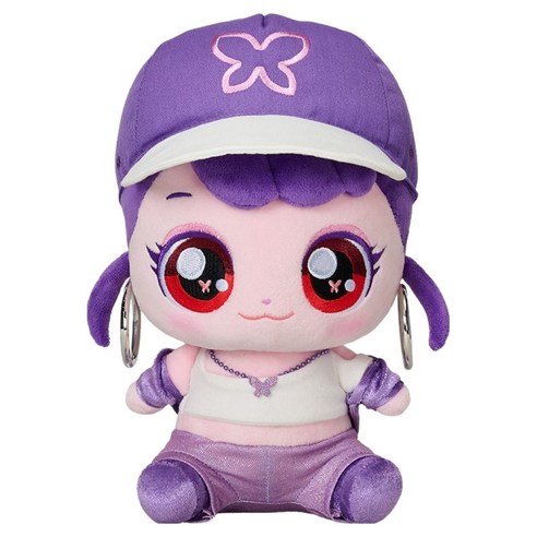 캐치티니핑 에스파 봉제인형 Cutie닝닝, 25cm, 보라, 1개