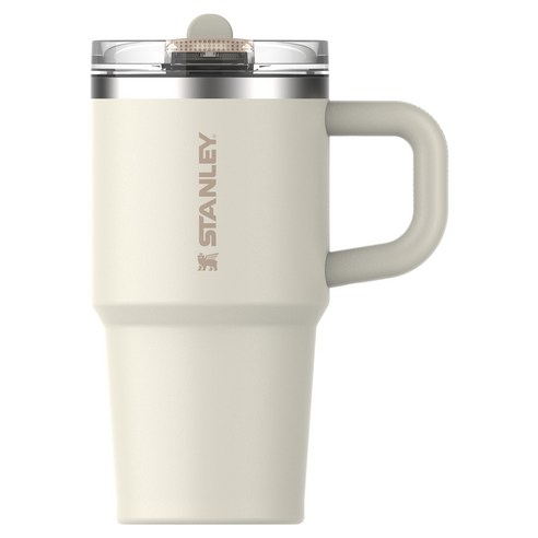 스탠리 퀜처 프로투어 플립 스트로 텀블러, 크림, 591ml, 1개