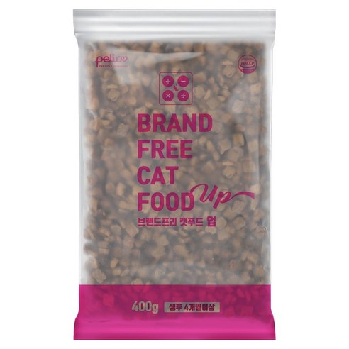 펠리코 브프캣업 건식사료, 오리, 400g, 1개 오리, 400g, 1개