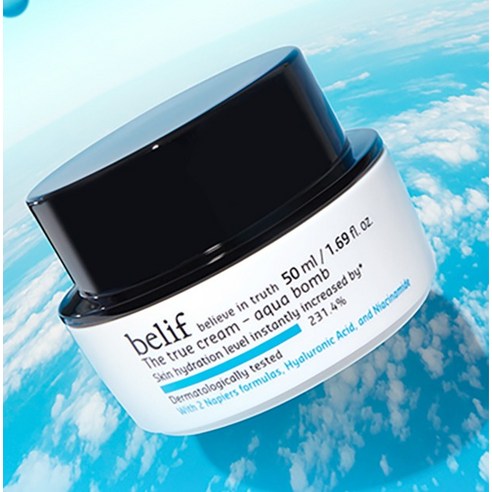 빌리프 더 트루 크림 아쿠아 밤 40ml + 모이스춰라이징 밤 40ml 듀오 기획 세트 후기 분석 - 실사용 컷1