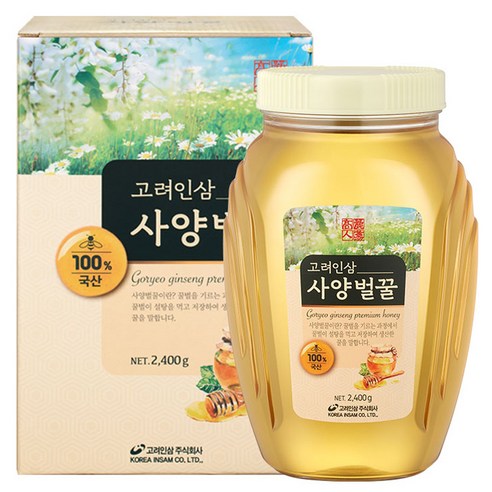 고려인삼 사양벌꿀, 2.4kg, 1개