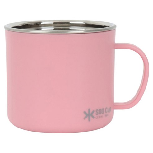 퀸센스 수 머그컵 300ml, 핑크, 1개