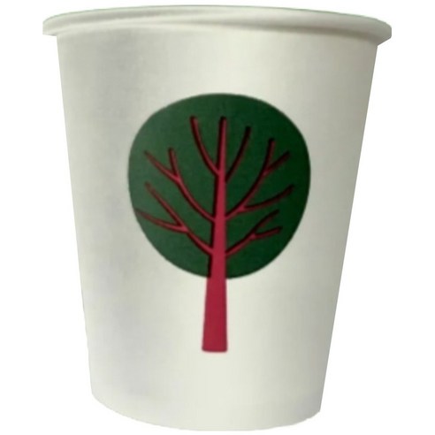 더좋은컵 더 두꺼운 일회용 나무 종이컵 195ml 이미지 4