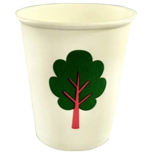 더좋은컵 더 두꺼운 일회용 나무 종이컵 195ml 이미지 3