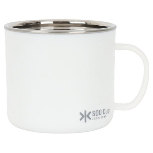 퀸센스 수 머그컵 300ml, 화이트, 1개