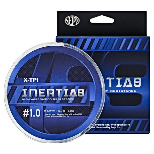 셉트 이너샤 8합사 PE 낚시줄 500m ST-8XR, White Prussian blue 마킹, 1개