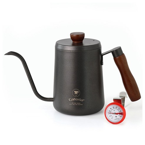 카페리아 온도계 커피 핸드드립 주전자 CKK1, 1개, 단품, 600ml