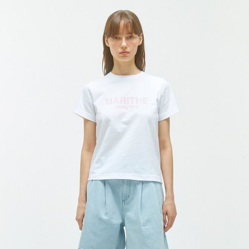 마리떼프랑소와저버 여성용 REGULAR LOGO TEE
