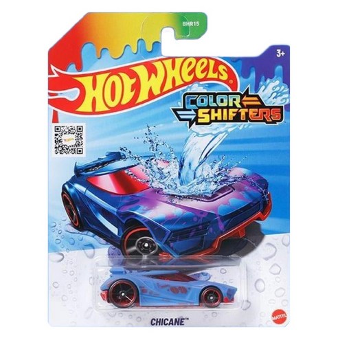 핫휠 컬러 체인지 시리즈 BHR15, 랜덤발송, 1개