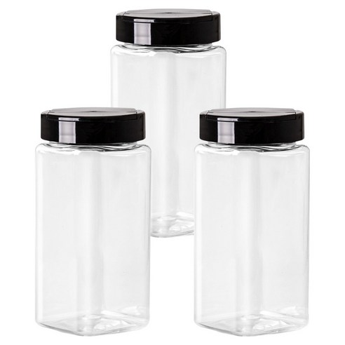 바른미각 BPA FREE 사각 양개형 양념통, 500ml, 3개
