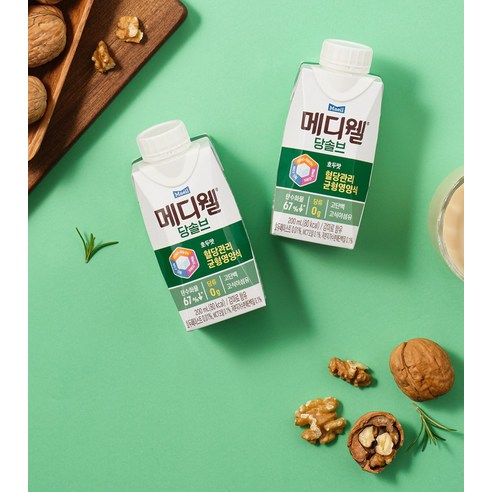 메디웰 당솔브 호두맛 혈당관리 균형영양식 200ml, 5개 이미지 3
