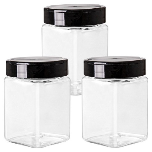 바른미각 BPA FREE 사각 양개형 양념통, 300ml, 3개