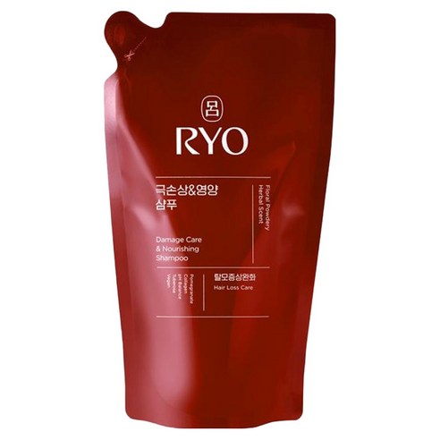 려 함빛 탈모증상완화 극손상 앤 영양 샴푸 플로럴 파우더리향 리필팩, 400ml, 1개
