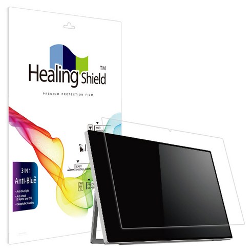 힐링쉴드 블루라이트차단 액정보호필름 세트, 1개