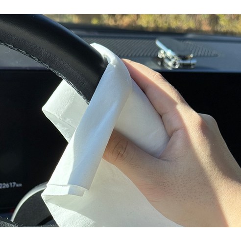 스카트 유한킴벌리 한 장으로 편리한 세차 물티슈 화이트 이미지 4