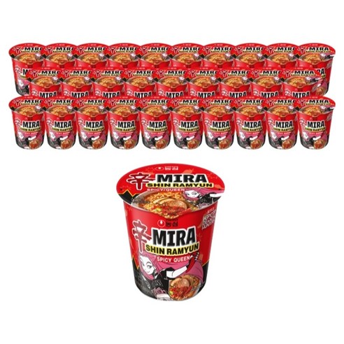 신라면 스파이시퀸 컵 65g, 30개