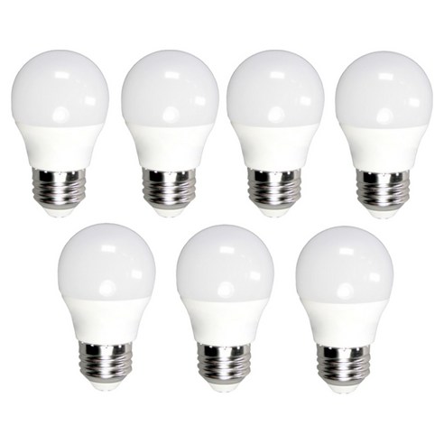 블링라이트 KDT-GY LED 인찌구 E26 램프 미니 꼬마전구 3W, 전구색, 7개
