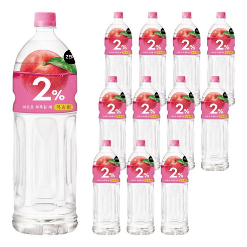 이프로 부족할때 복숭아 이온음료, 12개, 1.5L