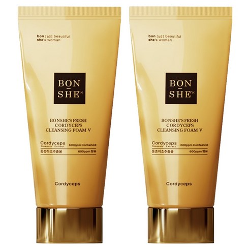 본쉬즈 프레쉬 동충하초 클렌징폼 브이, 150ml, 2개