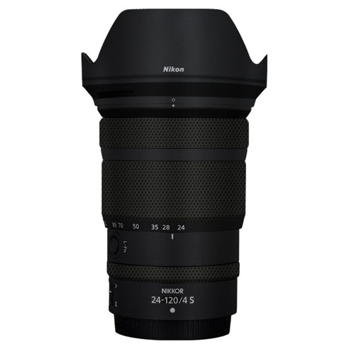 코엠스킨 니콘 Z 24-120 F4 S 렌즈 스킨 보호 필름, 무광 블랙, 1개