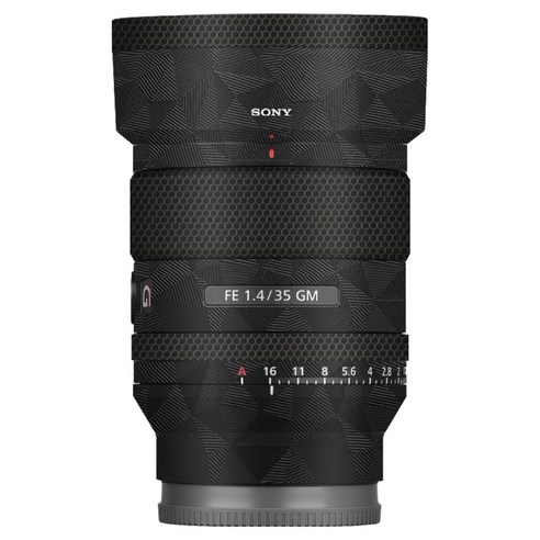 코엠스킨 소니 FE 35 F1.4 GM 렌즈 스킨 보호 필름 노르딕 블랙, 1개