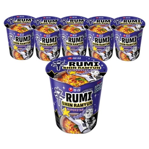 신라면 슈퍼스타컵 65g, 6개
