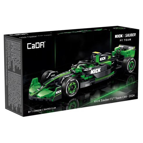 카다 바니랜드 스피드레이싱 킥 자우버 F1 팀 C55032W, 혼합색상, 1개