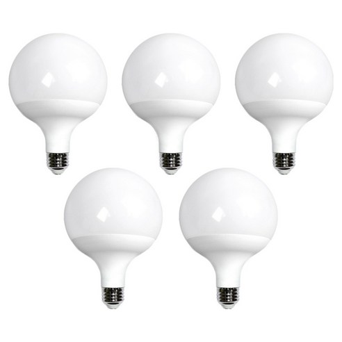 블링라이트 LED 볼전구 롱타입 KDT-VB 12W, 5개, 전구색