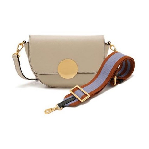 오야니 로티 새들 크로스바디백 후기 분석 - 측면 곡선 디테일