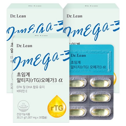 닥터린 초임계 알티지 오메가3 알파 30.21g, 30정, 3개