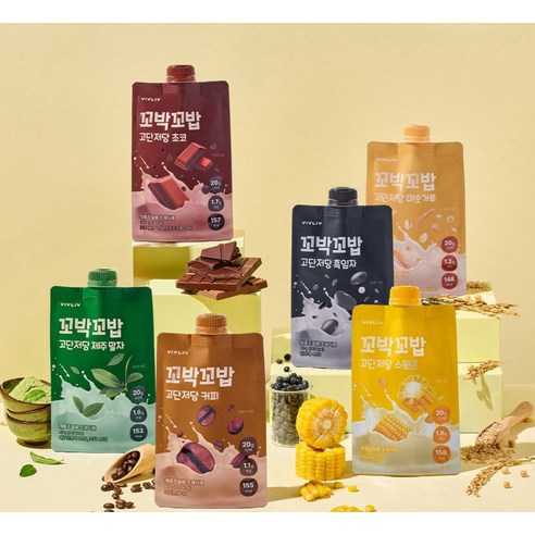 꼬박꼬밥 고단저당 단백질 쉐이크 흑임자맛 7p 280g, 1개 솔직 후기 | 실사용자 리뷰 분석 - 상품 이미지 4