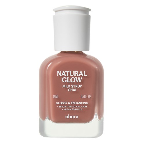 오호라 내추럴 글로우 밀크시럽 네일 강화제 차이, 15ml, 1개