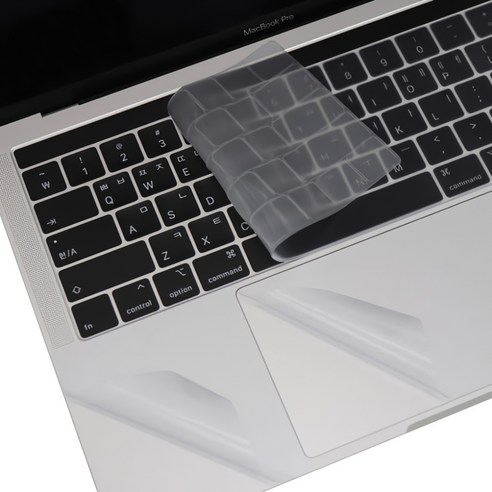 스코코 M4 슬림 클리어 TPU 키보드 키스킨 터치패드 + 팜레스트 필름 세트 맥북프로 14, 1세트