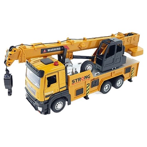 레프리카 MX MODEL 1/32 트럭 크레인 중장비 모형 MXT116619YE, 옐로우, 1개