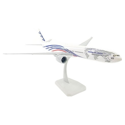 호간윙스 1/200 777-300ER 보잉 월드투어 비행기모형 360939, 화이트, 1개