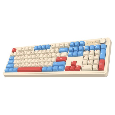 앱코 SOAI 3모드 유무선 기계식 키보드 세이야축, Coral Blue, AF108PRO
