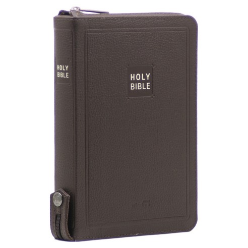 위즈덤 개역한글 HOLY BIBLE 성경전서 H72HB(고급 / 지퍼 / 한자표기 / 다크브라운 / 단본) 성경책, 위즈덤바이블, 위즈덤 편집부