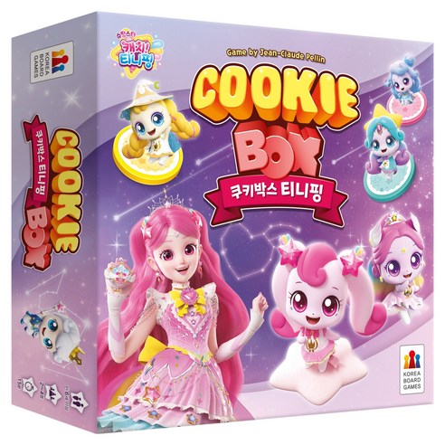 코리아보드게임즈 쿠키박스 티니핑 보드게임, 혼합색상, 1개