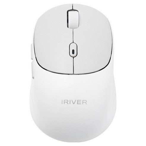 아이리버 항균 멀티페어링 6버튼 무소음 무선 마우스, White, MVM3