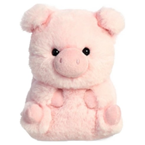 오로라 롤리펫 인형, 돼지, 1개, 14cm