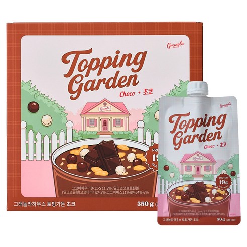 그래놀라하우스 토핑가든 쉐이크 초코 7p, 350g, 1개