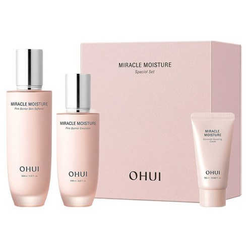 오휘 미라클 모이스처 핑크 베리어 스킨 150ml + 에멀전 100ml ... 솔직 후기 | 피부 타입별 분석 썸네일