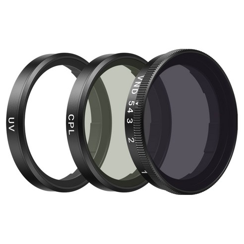 텔레신 S5-FLT-41 오즈모액션6 CPL + VND + UV 렌즈 필터 세트, 1세트, FLT-41