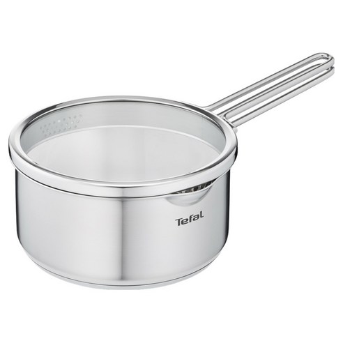 테팔 인덕션 노르디카 편수냄비, 16cm, 스테인리스 스틸, 1개